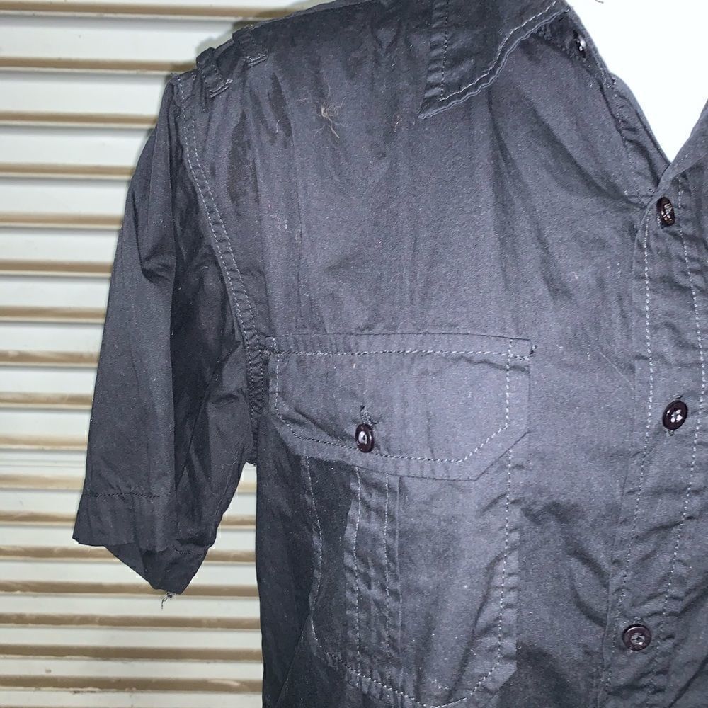 Paper Denim & Cloth black button up top - Picture 3 of 7
